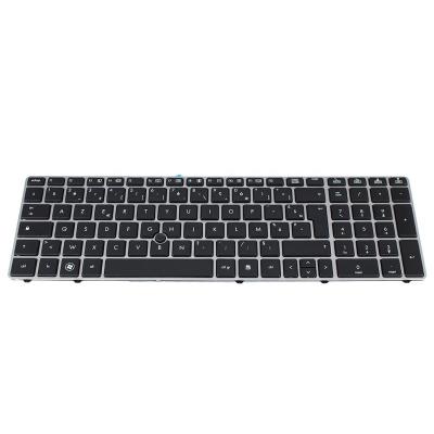 China Ultra Thin Replacement laptop keyboard 6560 FR 6560B 6560P 6565B 8560P New notebook keyboard for sale