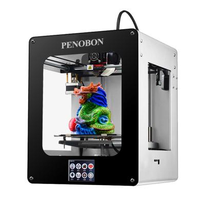 China With 2.0mm full steel seamless welding cover 3D hot sale assembled desktop 3d printer for starters and professionals for kids mini 3d printer for sale