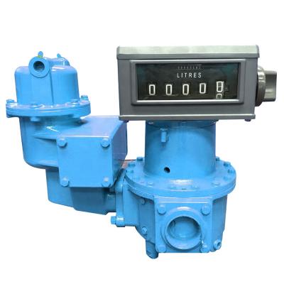 China Automotive industry 3 inch 2 inch 4 inch positive displacement flow meter with suppressor and air strainer for sale