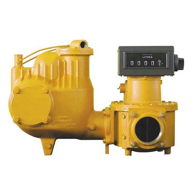 China Automotive industry heavy duty positive displacement flow meter flow meter with mechanical totalizer, strainer and air suppressor for sale