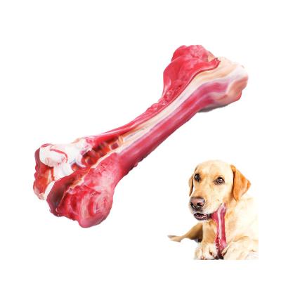 China Viable Ultra Durable Non-Toxic Teeth Cleaning Bone Indestructible Rubber Molar Simulation Bite-Resistant Cleaning Dog Chewing Toy for sale