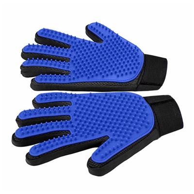 China New 2022 Amazon Viable Hot Sale Cheap Pet Grooming Gloves Sweep Hair Removal Brush Gloves for sale