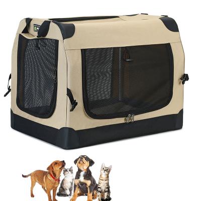 China Foldable Pet Stored Cat Dog Carrier Backpack Bag Best Amazon Travel Waterproof Breathable Large Space for sale