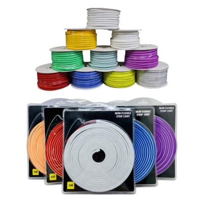 China Indoor decorative silicone flexible shapeable waterproof lighting rope neon strip led light for decorative logo sign DIY model art for sale