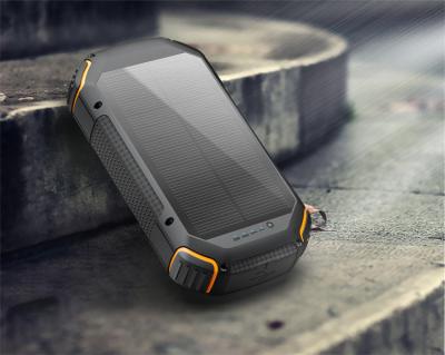 China 20000mah IP66 Solar Power Waterproof Bank Charge Wireless Charging Power Bank for sale