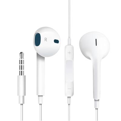 China 3.5mm Jack Wholesale Factory Cheap Price 3.5mm Earphone and Earphone High Quality In Ear Wired Headphones with MIC for iPhone for sale