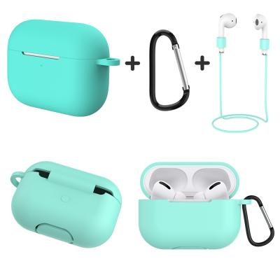 China Easy To Carry Portable Wireless Earphone Cover Silicone Case For Airpods 1 Case 2 3 Protective For Airpods Pro Cover for sale