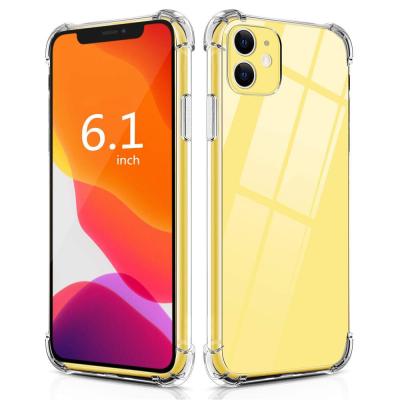 China Shockproof Transparent Soft Silicone TPU Phone Case For Iphone X Mobile Back Cover For Iphone 12 11 pro 7 8 max plus X XS SE2 for sale