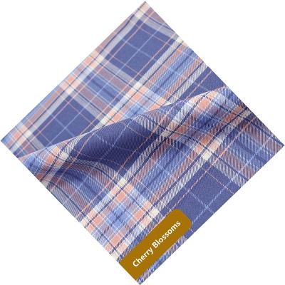 China 100% Elastic Soft Dyed Woven Woven Cotton Yarn Control Plaid Shirt Export Fabric Anti-Static China Manufacture for sale