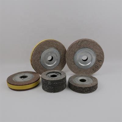 China Sanding Tool Abrasive Cloth Flap Wheel Abraser Polishing Abrasive Grinding Disc For Stainless Steel Polish for sale