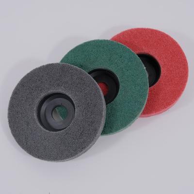 China Metal Abrasive Tools Nonwoven Wheel Polishing Wheel For Metal Polish for sale