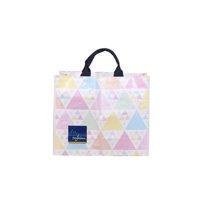 China China Promotional Eco-friendly Reusable Gorgeous Lamination PP Tote Woven Gift Bag for sale