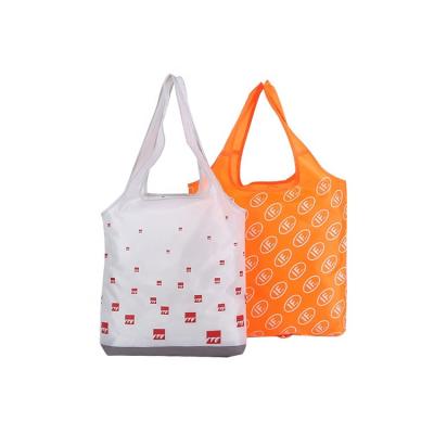 China Eco-friendly Polyester Nylon Foldable Reusable China Shopping Tote Bags Bag Manufactured In China Pocket for sale