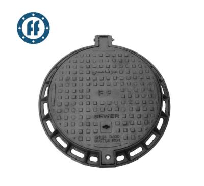 China Heavy Duty Cover D400 Malleable Iron Manhole Cover for sale