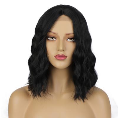 China Wholesale High Quality Lace Front Wig , Fiber Hair Regular Wave Wigs Cheap Price Wigs For Woman for sale