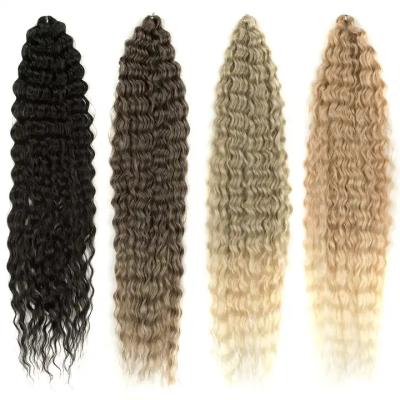 China Deep Wave Rebecca natural brazilian synthetic crochet freedom curly braids extensions collection crochet twist deep wave braiding hair for sale