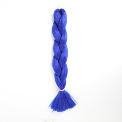 China Straight weave Rebecca wholesale weaving synthetic expression jumbo black people extension free sample temperature fiber silky braiding hair for sale