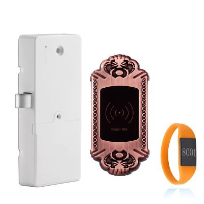 China Zinc Alloy Smart Spa Gym Sauna Induction Lock KLV109 RFID Cabinet Electronic Locker Locks ID Card Lock With Induction Card for sale