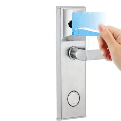 China Smart Keyless Wooden Door Lock RFID Key Card Hotel Door Lock System With Software , Encoder for sale