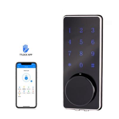 China Stanless Smart Ble App TTlock Digital Steel Electronic Code IC Card Biometric Security Fingerprint Door Lock For Home for sale