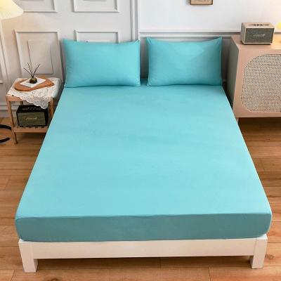 China Quality Viable Wholesale Bedding All Season Queen King Polyester Microfiber Fitted Sheet Set For Living Room for sale