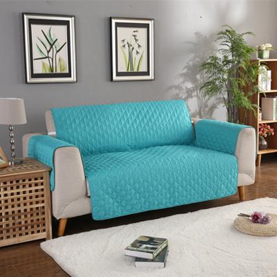 China Amazon Sustainable Hot Selling Ultrasonic Quilted High Stretch Microfiber Fabric Sofa Covers for sale