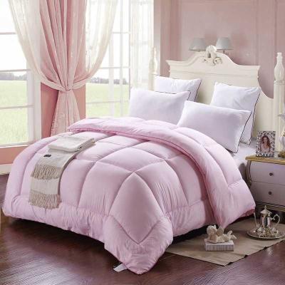 China Sustainable Hot Sale Hotel Comforter Bedding Set Microfiber Polyester Comforter for sale