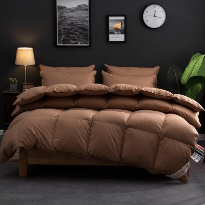 China Best Selling Hotel Quality Bedding King Queen Size Bedding Viable Winter Goose Down Comforter For Living Room for sale