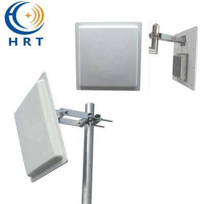 China RFID UHF 12dbi Linear Polarization Long Ringed Distance Interaction Antenna For UHF Reader System 445*445*40mm for sale