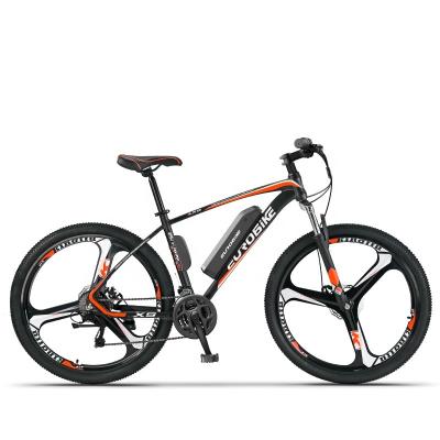 China Aluminum alloy electric bicycle 26 inch fat tire mountain bike 250w electric cheap adult bicycles for men for sale