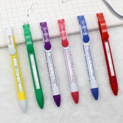 China Pen Professional Custom Advertising Window Promotional Plastic Ball Pen With Message 6 for sale