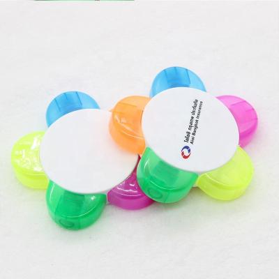 China office & School Markers Bloom to Form Fluorescent Watercolor Pen Petals Highlighters for sale