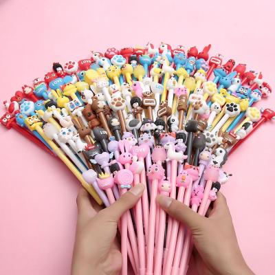 China Normal Cute Gel Pen Cartoon School Plastic Stationery for sale