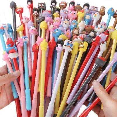 China Wholesale Normal Cute Cartoon Pen Customization Student Stationery Soft Plastic Master Pen for sale