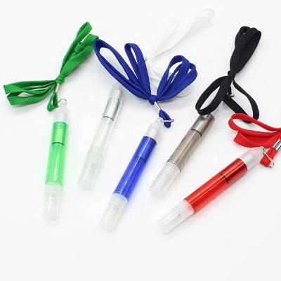 China office & School Pen Plastic Portable Spray Pen with Lanyard for sale