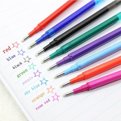 China RECHARGE Refillable Erasable Pen Refills Plastic Colorful Retractable Erasable Pen Refills for sale