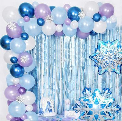 China Gift Toy New Balloon Combination Set Decoration Cartoon Christmas Snowflake Animal Latex Balloon for sale