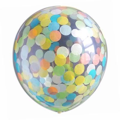 China Festival Decoration 5 Inch 10 Inch 12 Inch 18 Inch 36 Inch Confetti Balloons Can Be Customized Gold Bubble Paper Sequin Balloon Stuff Co for sale