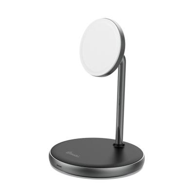 China Hot Selling Gopod MFi Mobile Phone Certificated Stand 15W Fast Wireless Charging Wireless Charger for sale