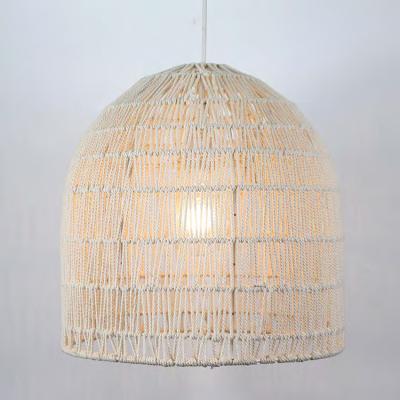 China Chandelier 15 Rope Natural Paper Ceiling Indoor Lighting Modern Pendant Hanging Lamp for sale