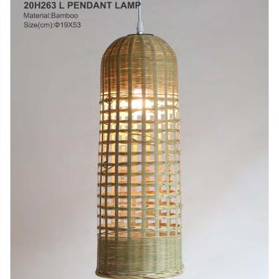 China Rustic bamboo ceiling lamp for sale