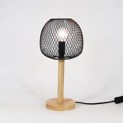 China Modern Design Hotel Restaurant Luxury Black Metal Lampshade Table Lamp for sale