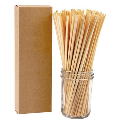 China 100pcs Straw Natural Wheat Straw For Reusable Eco-Friendly Drinking Sale for sale