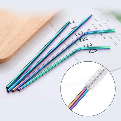 China Amazon Best Selling Eco Friendly Sustainable Reusable Metal Stainless Steel Drinking Straw for sale