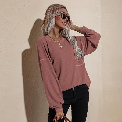 China Korean Style Oversized Preppy Loose Pullover Sweater Women Autumn Winter O-Neck Female Anti-pilling Casual Sweaters for sale