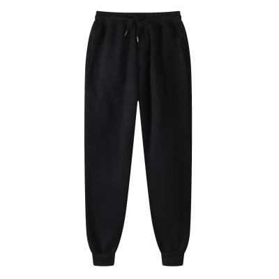 China Anti-Wrinkle Women Fashion Couples Sports Pant High Waist Pants Casual Joggers Solid Ankle Banded Women's Trousers for sale