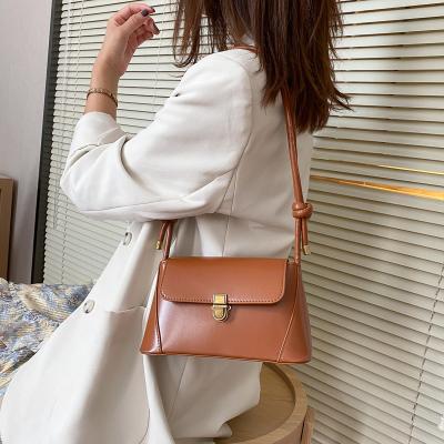 China High Quality Bag PU Leather Main Fashion Messenger Shoulder Women Handbags Large Capacity Travel Armpit Bags Pinch Wallet for sale