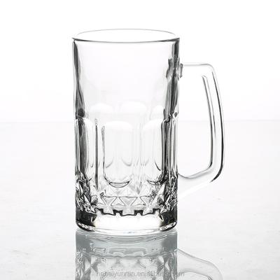 China 600ml Beer Glass Mug Drinking Mug for sale