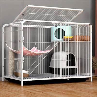 China Stocked heavy duty pet cage collapsible dog cat cat cage stainless steel cat cage display for sale