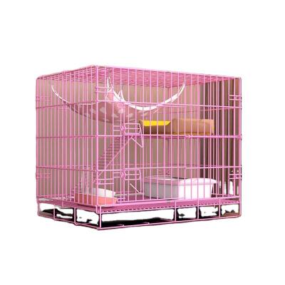 China Stocked pink cat cage large cat cage outdoor cat cage collapsible for sale